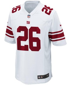 Saquon Barkley New York Giants Youth 2018 Nfl Draft Pick Game Jersey - White