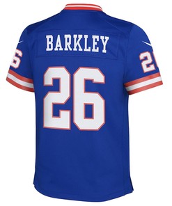 Saquon Barkley New York Giants Youth Classic Player Game Jersey - Royal