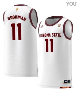 Savon Goodman 11 Arizona State Sun Devils Retro Basketball Youth Jersey - White