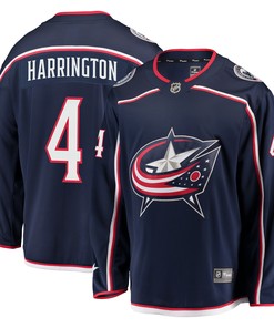Scott Harrington Columbus Blue Jackets Fanatics Branded Breakaway Jersey - Navy Nhl
