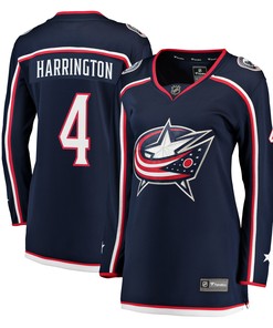 Scott Harrington Columbus Blue Jackets Fanatics Branded Womens Breakaway Jersey - Navy Nhl