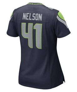 Scott Nelson Seattle Seahawks Women's Game Player Jersey - College Navy