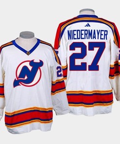 Scott Niedermayer 27 New Jersey Devils 2022-23 Reverse Retro 2.0 White Jersey