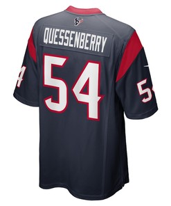 Scott Quessenberry Houston Texans Game Player Jersey - Navy
