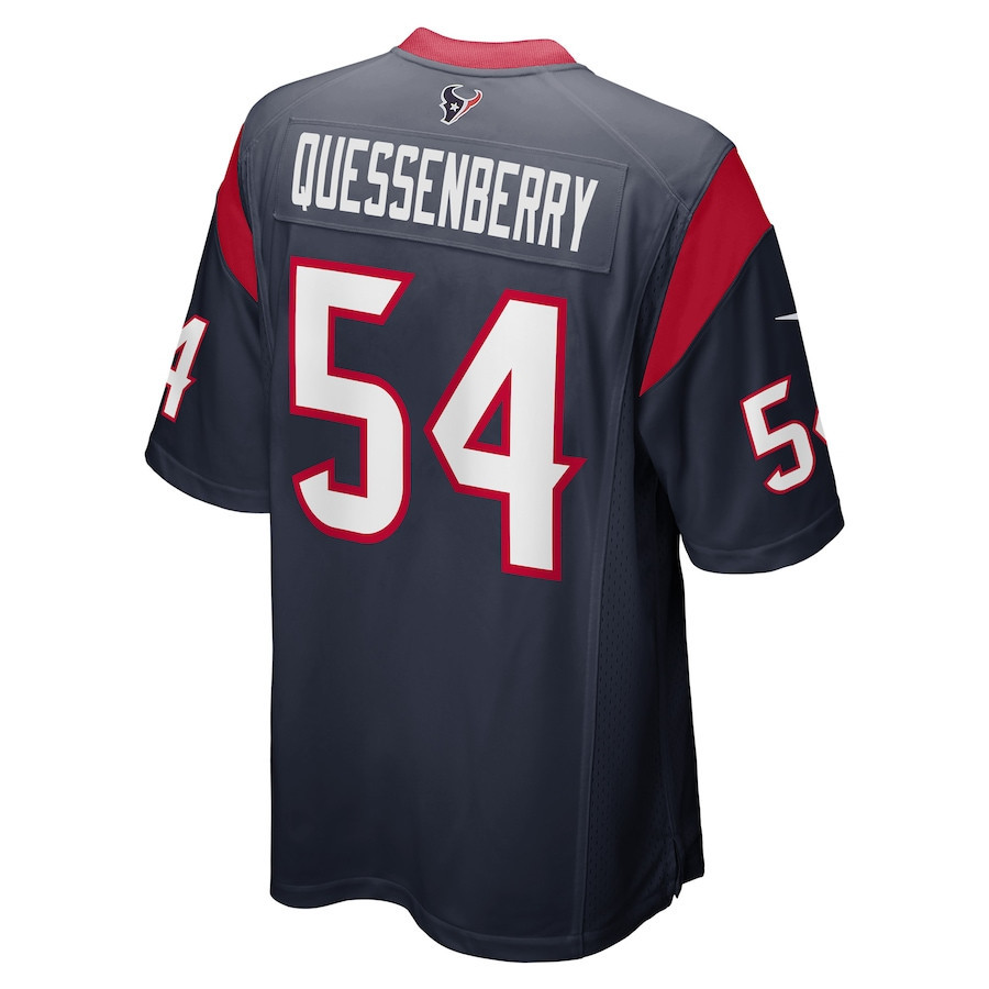 Scott Quessenberry Houston Texans Game Player Jersey - Navy