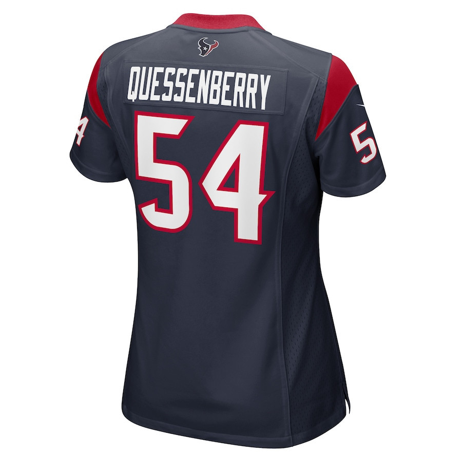 Scott Quessenberry Houston Texans Women's Game Player Jersey - Navy