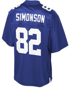 Scott Simonson New York Giants Nfl Pro Line Youth Player Jersey - Royal