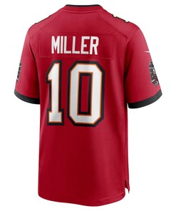 Scotty Miller 10 Tampa Bay Buccaneers Game Jersey - Red