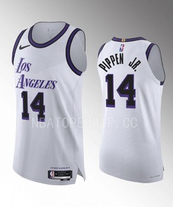 Scotty Pippen Jr. 14 Los Angeles Lakers 2022-23 City Edition Jersey White
