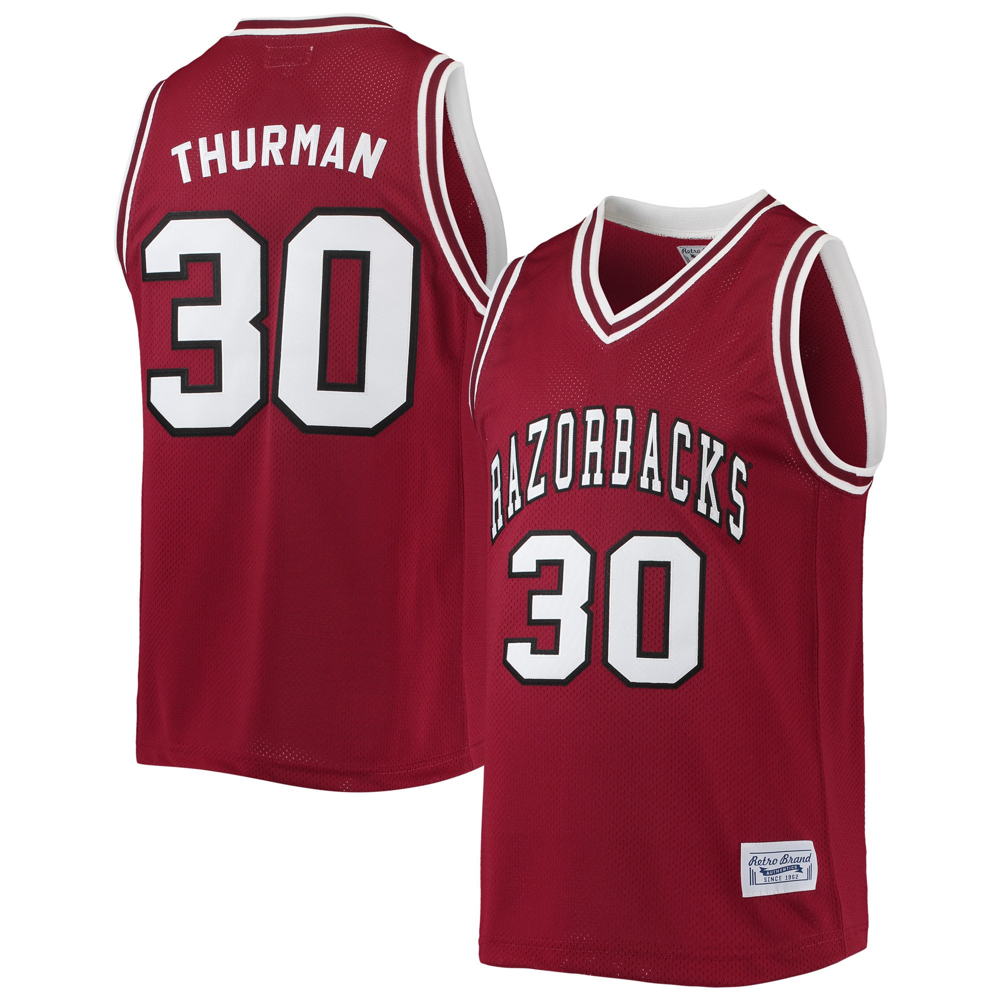 Scotty Thurman Arkansas Razorbacks Original Retro Brand Alumni Commemorative Classic Basketball Jersey - Cardinal Ncaa