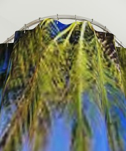 Sea Waves Shower Curtain for Your Beachy Bathroom Decor