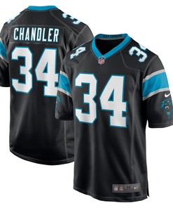 Sean Chandler Carolina Panthers Game Jersey - Black Nfl