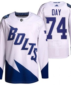 Sean Day 2022 Stadium Series Lightning 74 White Primegreen Jersey Jersey