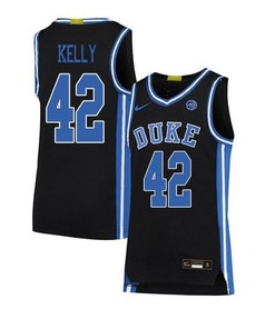 Sean Kelly 42 Duke Blue Devils Elite Basketball Men Jersey - Black