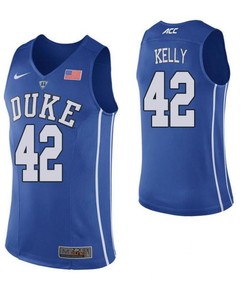 Sean Kelly 42 Duke Blue Devils Elite Basketball Men Jersey - Blue