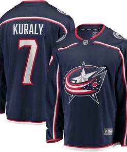 Sean Kuraly Columbus Blue Jackets Fanatics Branded Home Breakaway Player Jersey - Navy Nhl