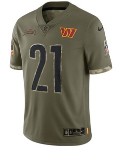 Sean Taylor Washington Commanders 2022 Salute To Service Retired Player Limited Jersey - Olive