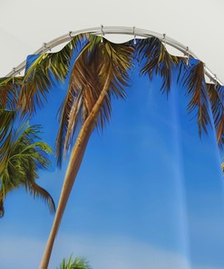 Seaside Getaway Beach Shower Curtain for Bathroom Decor