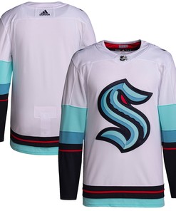 Seattle Kraken Adidas Away Primegreen Authentic Jersey - White Nhl