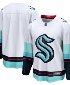 Seattle Kraken Fanatics Branded Away Breakaway Jersey - White Nhl