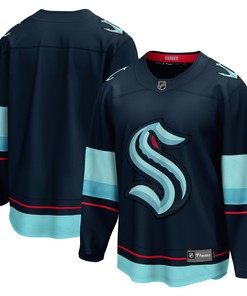Seattle Kraken Fanatics Branded Home Breakaway Jersey - Navy Nhl