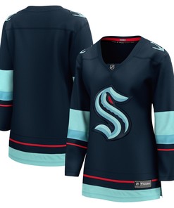 Seattle Kraken Fanatics Branded Womens Home Breakaway Jersey - Navy Nhl