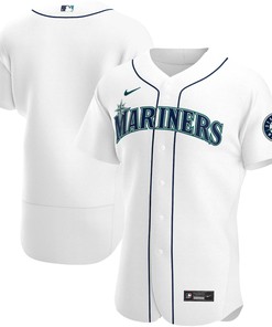 Seattle Mariners Home Authentic Team Jersey - White Mlb