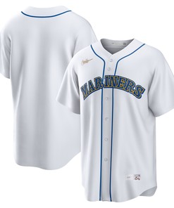 Seattle Mariners Home Cooperstown Collection Team Jersey - White Mlb