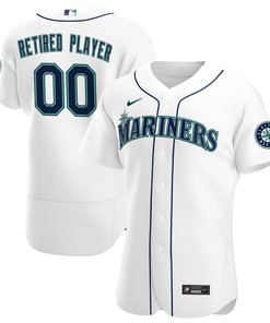 Seattle Mariners Home Pick-a-player Retired Roster Authentic Jersey - White Custom Jerseys Mlb Ver 1