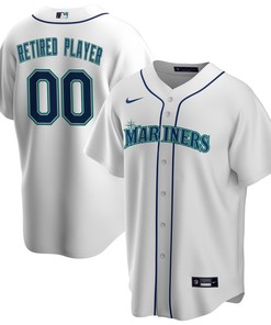Seattle Mariners Home Pick-a-player Retired Roster Replica Jersey - White Custom Jerseys Mlb