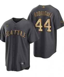 Seattle Mariners Julio Rodriguez Charcoal 2022-23 All-Star Game Jersey