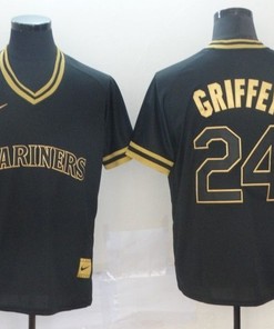 Seattle Mariners Ken Griffey Jr #24 2020 Mlb Dark Blue Jersey
