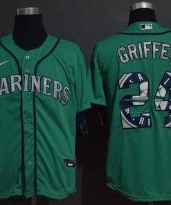 Seattle Mariners Ken Griffey Jr #24 2020 Mlb Green Jersey