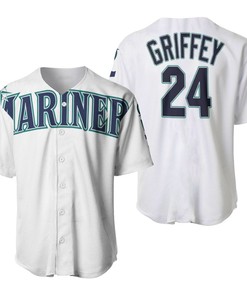 Seattle Mariners Ken Griffey Jr 24 2020 Mlb White Baseball Jersey