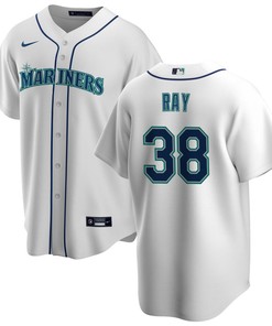 Seattle Mariners Robbie Ray 38 Mlb White Home Team Jersey Gift For Mariners Fans
