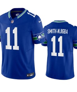 Seattle Seahawks #11 Jaxon Smith Njigba Royal 2023 Fuse Vapor Limited Jersey