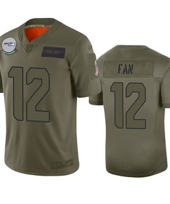 Seattle Seahawks 12th Fan Camo 2019 Salute To Service Limited Jersey