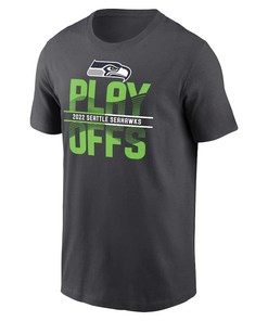Seattle Seahawks 2022 NFL Playoffs Iconic T-Shirt - Anthracite