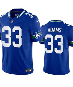 Seattle Seahawks #33 Jamal Adams Royal 2023 Fuse Vapor Limited Jersey