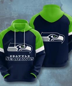 Seattle Seahawks 3D Hoodie Zip Hoodie 05