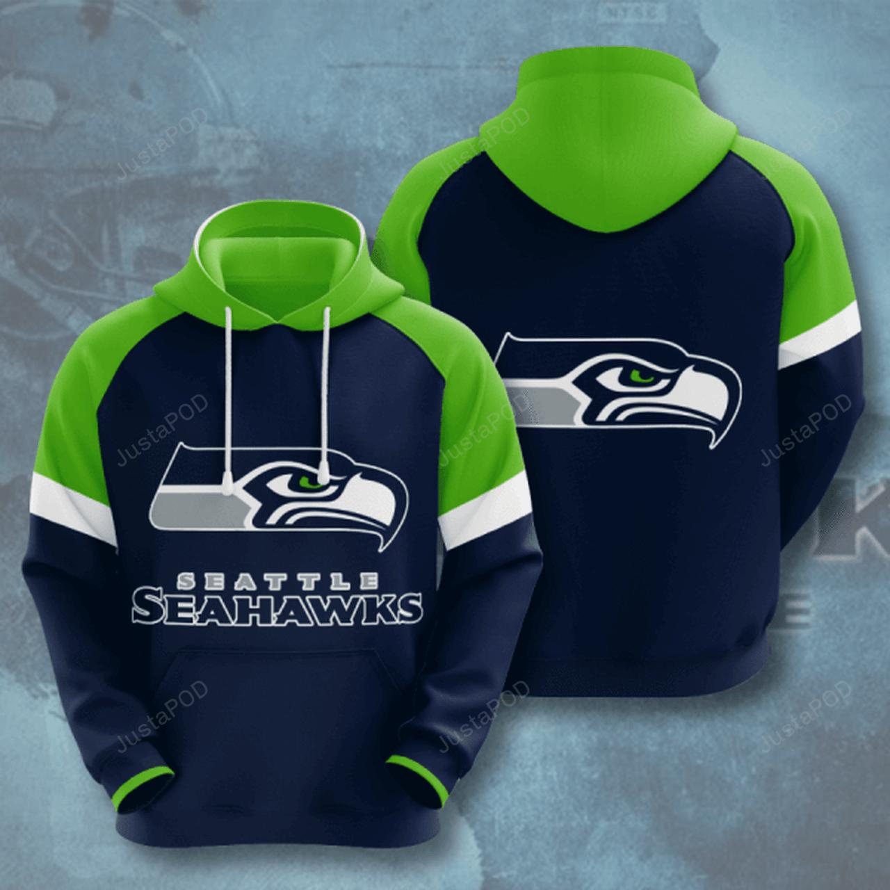 Seattle Seahawks 3D Hoodie Zip Hoodie 05