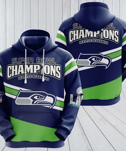 Seattle Seahawks 3D Hoodie Zip Hoodie 08