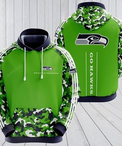 Seattle Seahawks 3D Hoodie Zip Hoodie