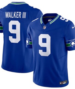 Seattle Seahawks #9 Kenneth Walker Iii Royal 2023 Fuse Vapor Limited Jersey