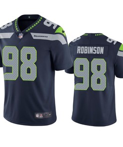 Seattle Seahawks Alton Robinson Navy Vapor Untouchable Limited Jersey