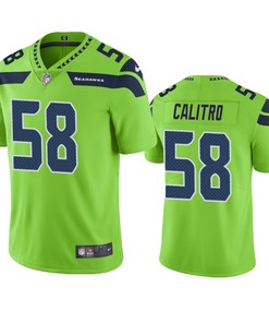 Seattle Seahawks Austin Calitro Green Nike Color Rush Limited Jersey