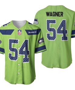 Seattle Seahawks Bobby Wagner #54 Nfl American Football Green Color Rush Legend 3d Designed Allover Gift For Seahawks Fans Baseball Jersey