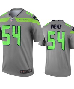 Seattle Seahawks Bobby Wagner Gray Inverted Legend Jersey