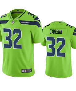 Seattle Seahawks Chris Carson Green Nike Color Rush Limited Jersey