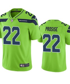 Seattle Seahawks C.j. Prosise Green Nike Color Rush Limited Jersey